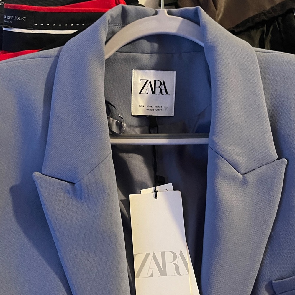 Zara Men's Light Blue Sport Coat